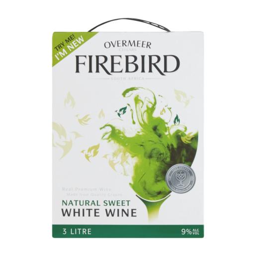 Overmeer Cellars Firebird Natural Sweet White Wine Box 3L