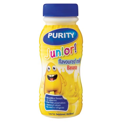 Purity Junior Banana Flavoured Milk 200ml
