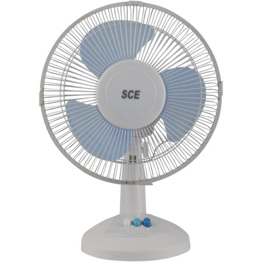SCE Blue Desk Fan 23cm