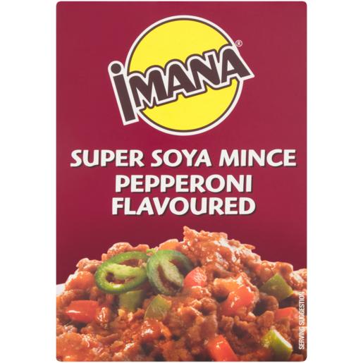 Imana Pepperoni Flavoured Super Soya Mince 400g
