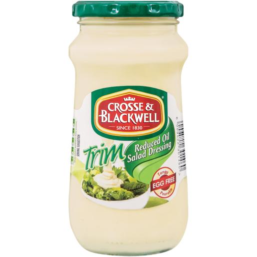 Crosse & Blackwell Trim Reduced Oil Salad Dressing Jar 390g