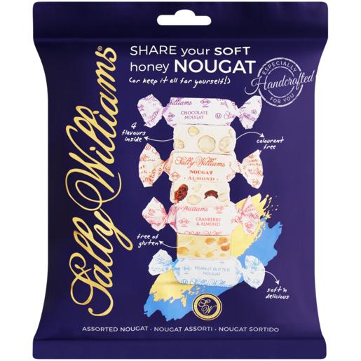 Sally Williams Assorted Nougat Share Bag 300g