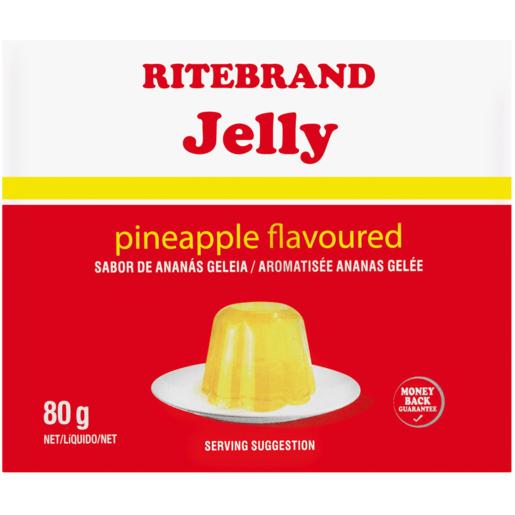 Ritebrand Pineapple Flavoured Instant Jelly 80g