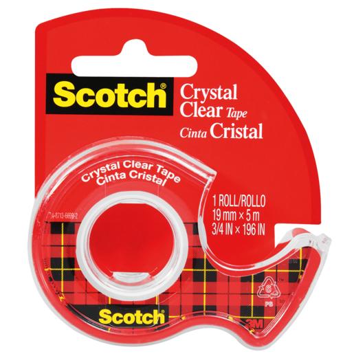 Scotch Crystal Clear Tape 19mm x 5m