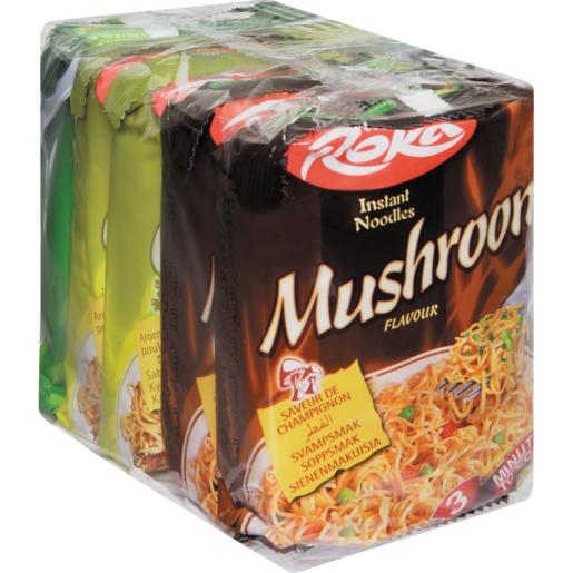 Roka Chicken/Mushroom & Vegetable Flavoured Instant Noodles 5 x 85g