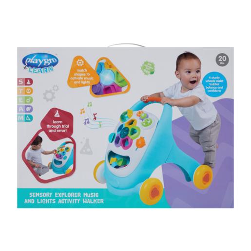 Playgro + Learn Sensory Explorer Music & Lights Walker