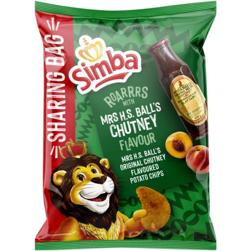 Simba Mrs H.S. Ball’s Chutney Flavoured Potato Chips 200g