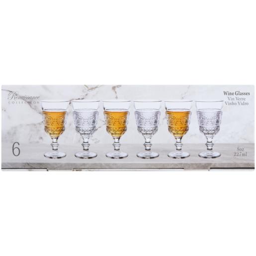 Renaissance Collection Wine Glass Set 6 Piece