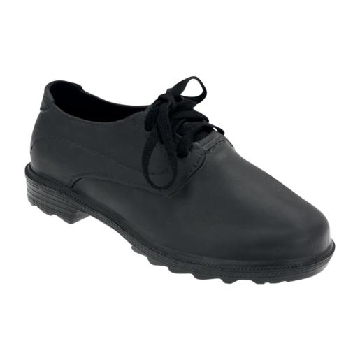 Scholar Pride Boys Black Lace-Up School Shoes Size 11 – 1