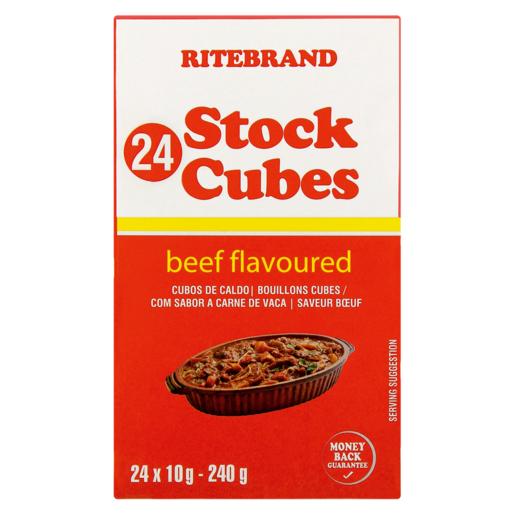 Ritebrand Beef Flavoured Stock Cubes 24 Pack