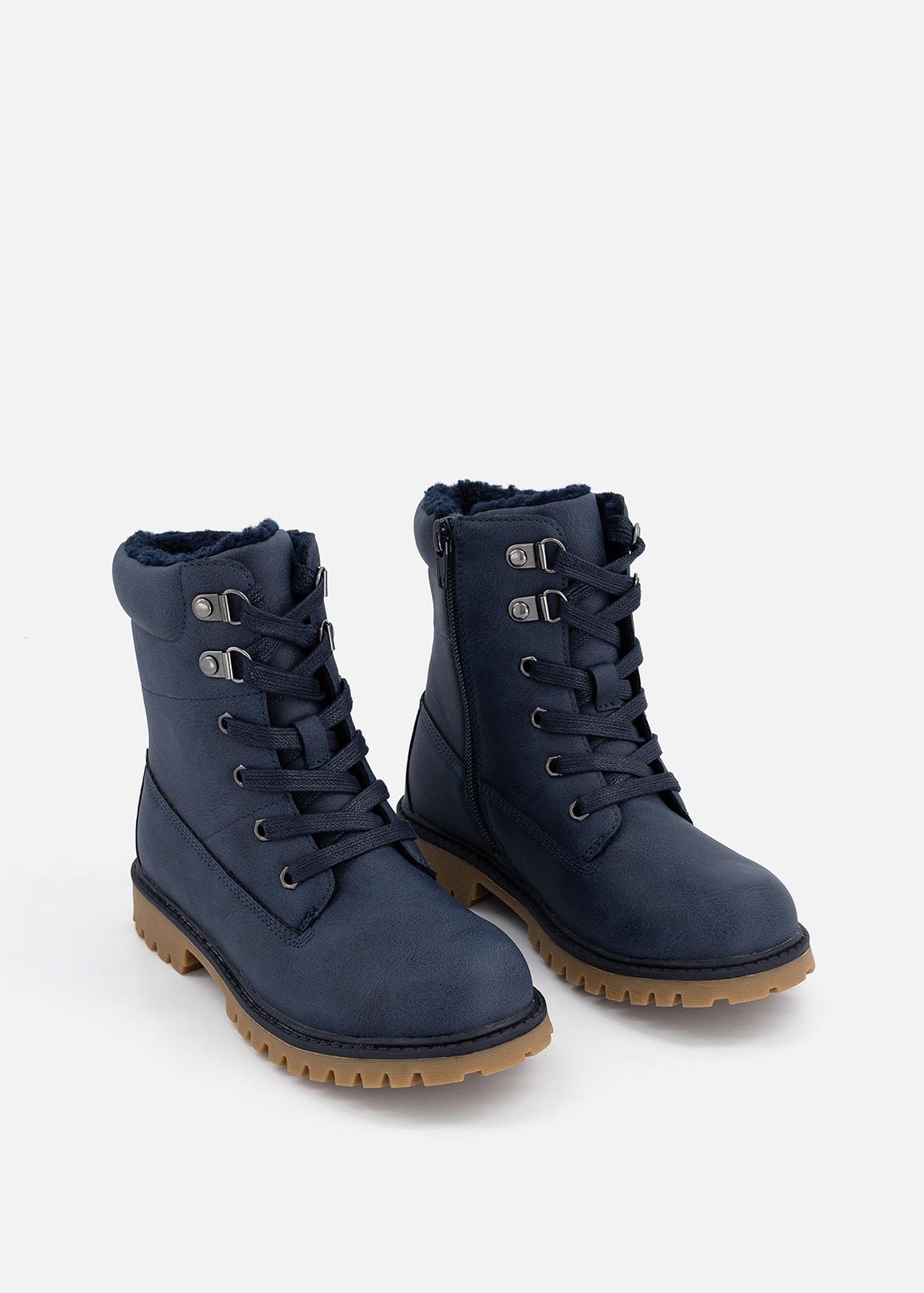 OB SHERPA LACE BOOT  NAVY   1