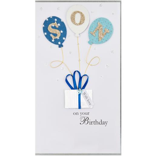 Second Nature Champagne Themed Son Happy Birthday Card
