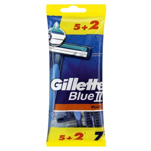 Gillette Blue II Plus Disposable Razor 7 Pack