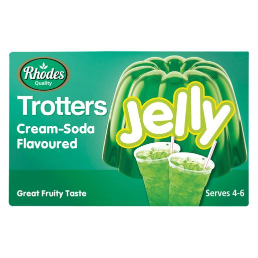 Rhodes Trotters Cream-Soda Flavoured Instant Jelly 40g