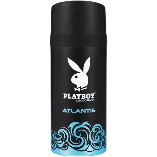 Playboy Atlantis Mens Aerosol Deodorant 150ml