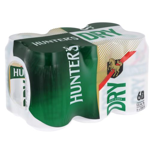Hunter’s Dry Cider Cans 6 x 330ml