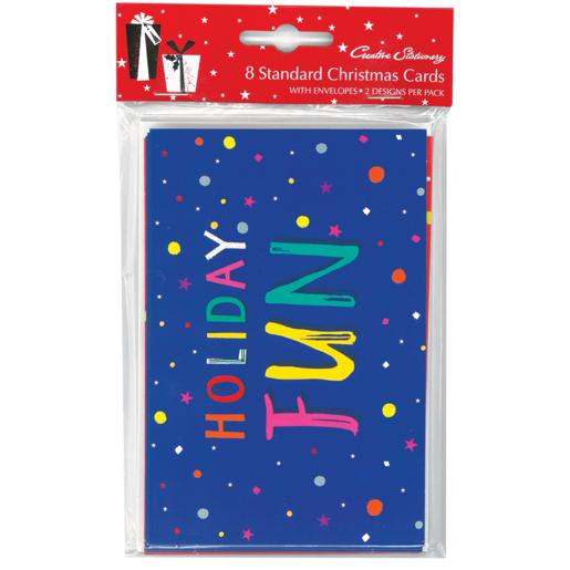 Creative Stationery English Standard Christmas Cards 8 Pack
