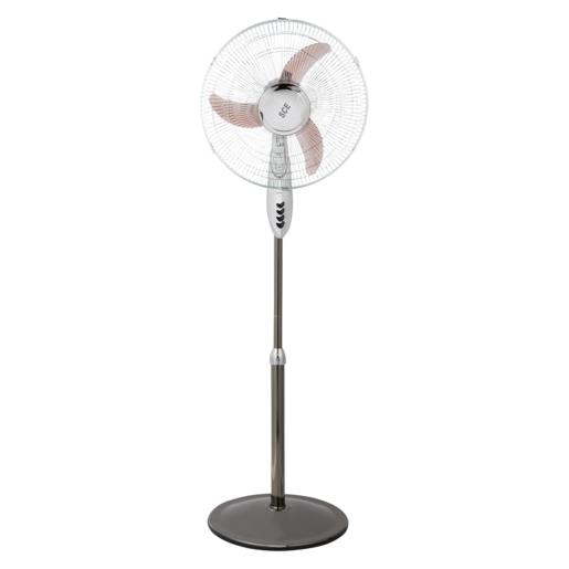 SCE Black Plastic Pedestal Fan 40cm