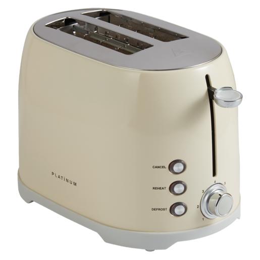 Platinum Cream Classic 2 Slice Toaster
