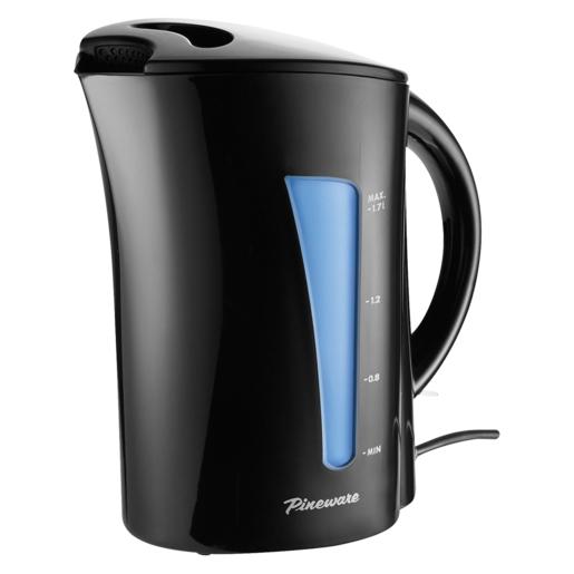 Pineware Black Automatic Kettle 1.7L