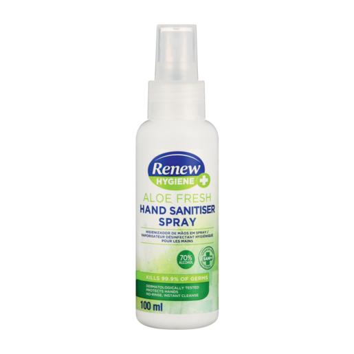 Renew Aloe Fresh Hand Sanitiser Spray 100ml