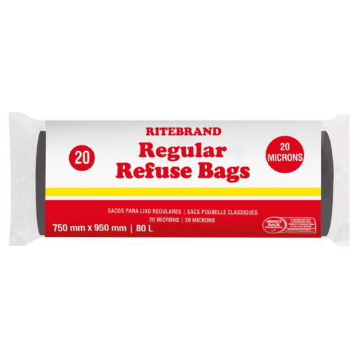 Ritebrand Regular Refuse Bags 20 Pack