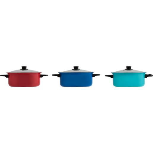 Bright Carbon Steel Casserole Dish 24cm (Assorted Item – Supplied at Random)