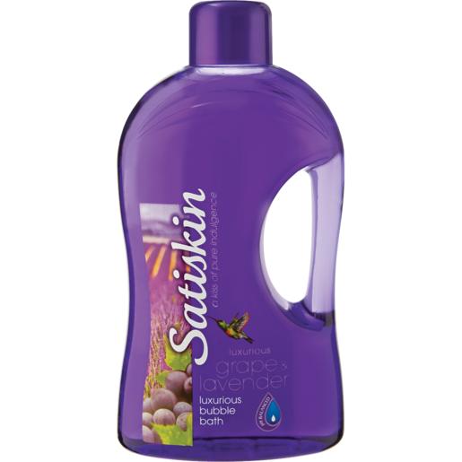 Satiskin Grape & Lavender Luxurious Bubble Bath 2L