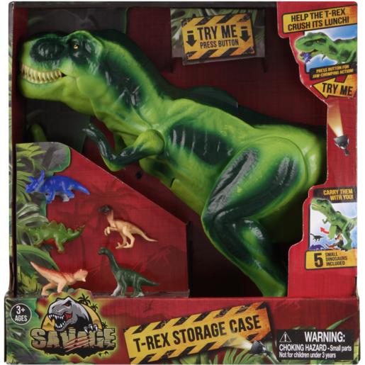 Savage T-Rex Storage Case Toy 3 Years +