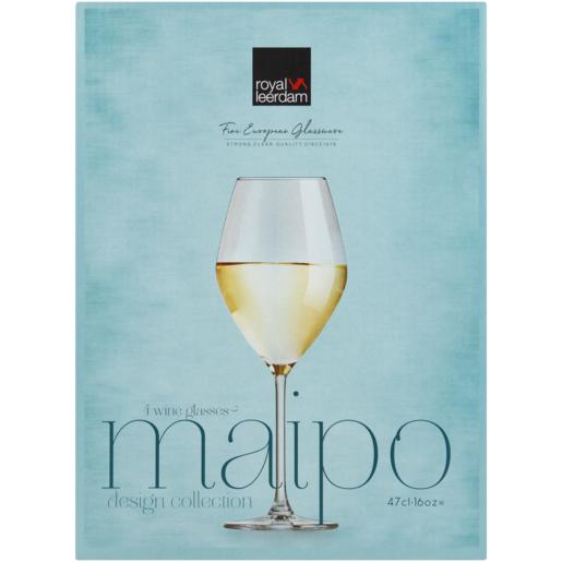 Royal Leerdam Maipo White Wine Glass Set 4 Piece