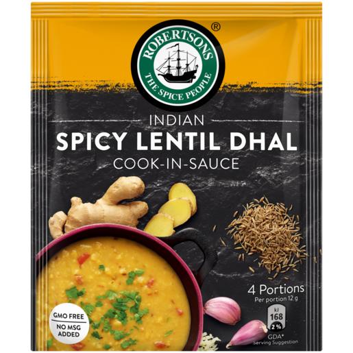 Robertsons Indian Spicy Lentil Dhal Cook-In-Sauce 48g