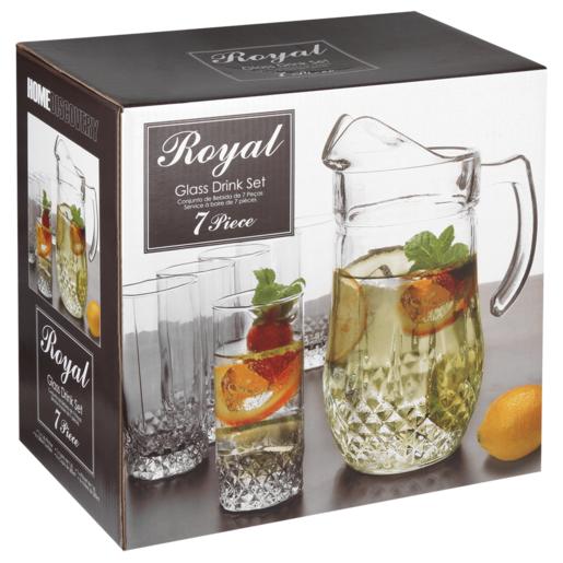 Royal Glass Drink Set 7 Piece