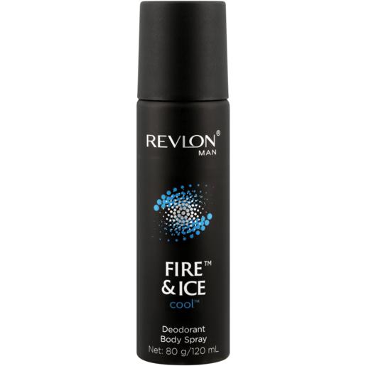 Revlon Man Fire & Ice Cool Deodorant Body Spray 120ml