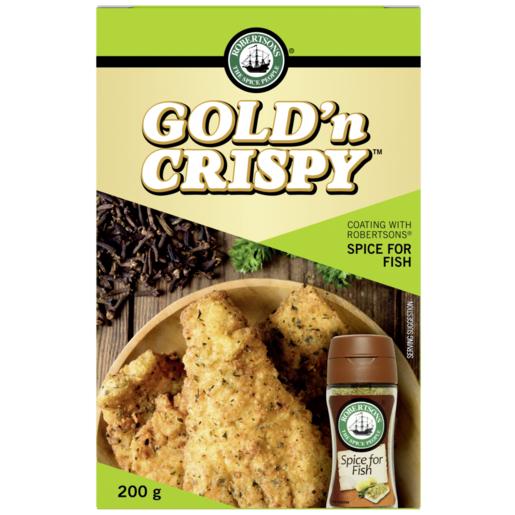 Robertsons Gold n Crispy Fish Coating with Robertsons Spice For Fish Seasoning 200g