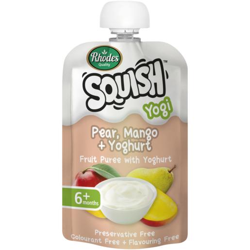 Rhodes Squish Pear,Mango & Yoghurt Flavoured Baby Food 110ml