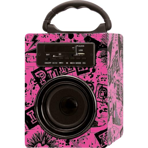 Polaroid BT Rock Black & Pink Speaker