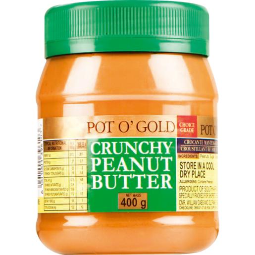 Pot O’ Gold Crunchy Peanut Butter 400g