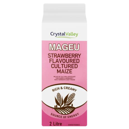 Crystal Valley Strawberry Flavoured Mageu 2L