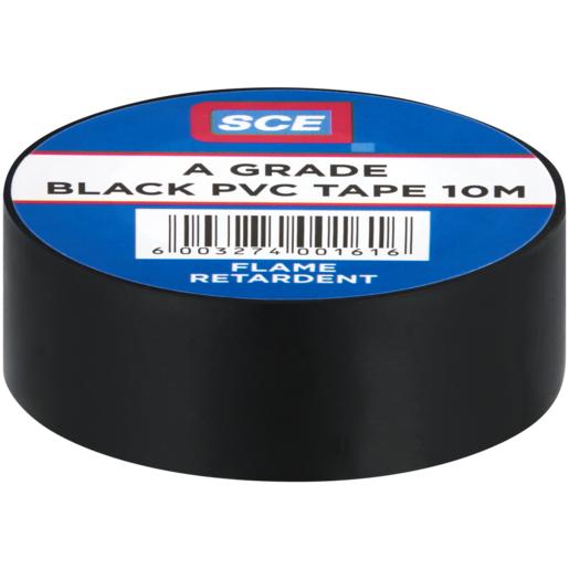 SCE Black Insulation Tape Roll 10m