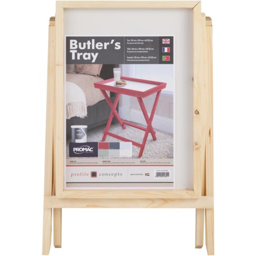 Profile Concepts Natural Wooden Butler’s Tray