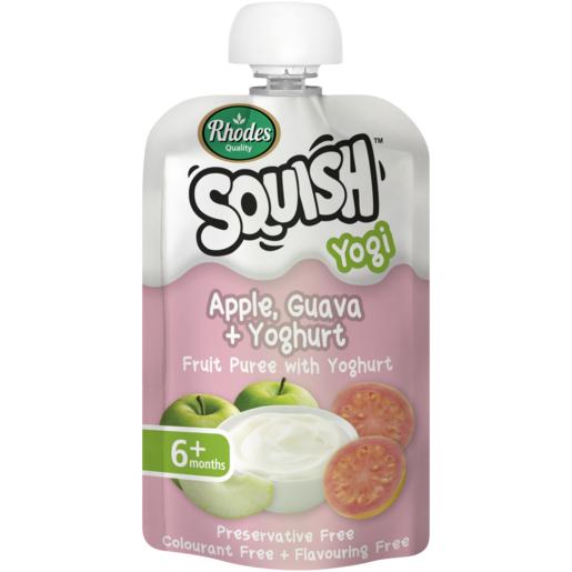 Rhodes Squish Apple, Guava & Yoghurt Puree 6 Months+ Pouch 110ml