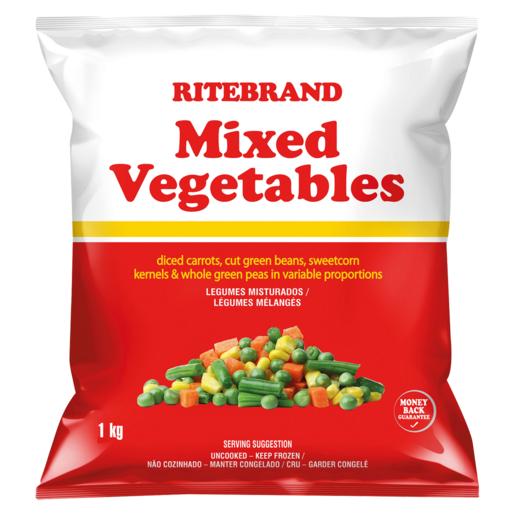 Ritebrand Frozen Mixed Vegetables 1kg