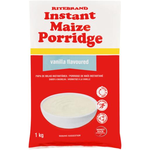 Ritebrand Vanilla Flavoured Instant Maize Porridge 1kg