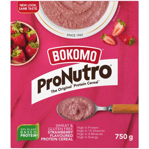 Bokomo ProNutro Wheat & Gluten Free Strawberry Flavoured Protein Cereal 750g