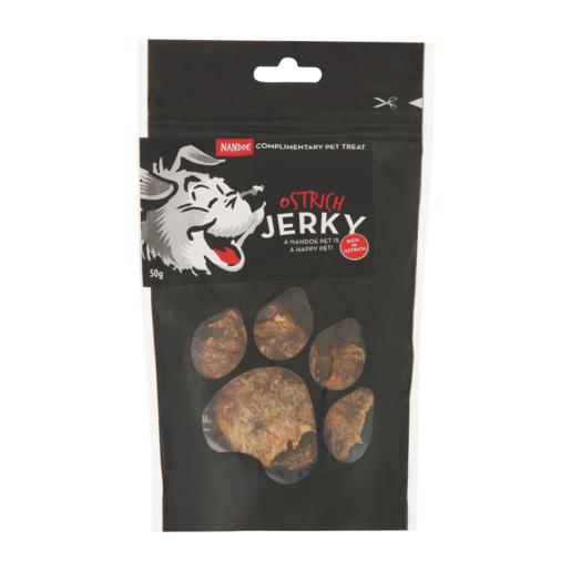Nandoe Ostrich Jerky Dog Treats 50g
