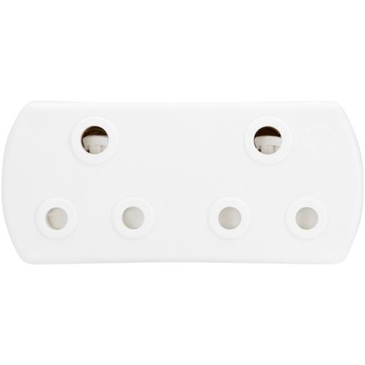 SCE White 2-Way IEC Type M Adaptor