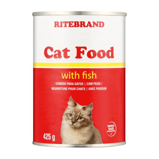 Ritebrand Cat Food With Fish 425g