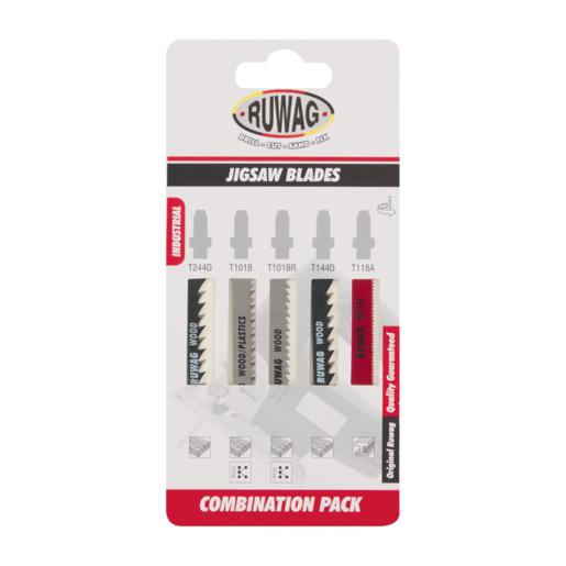 Ruwag T-Shank Jigsaw Blade Combo Set 5 Piece