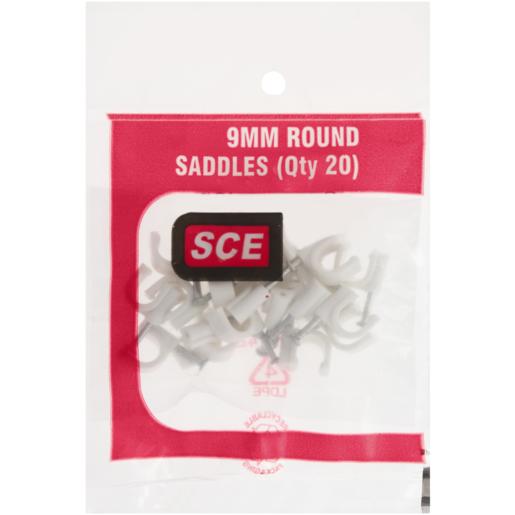 SCE Round Saddles 9mm 20 Pieces
