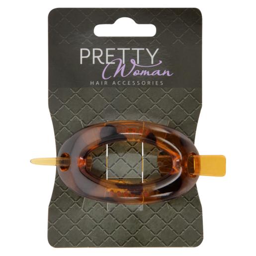 Pretty Woman Oval Stick Clip Barrette